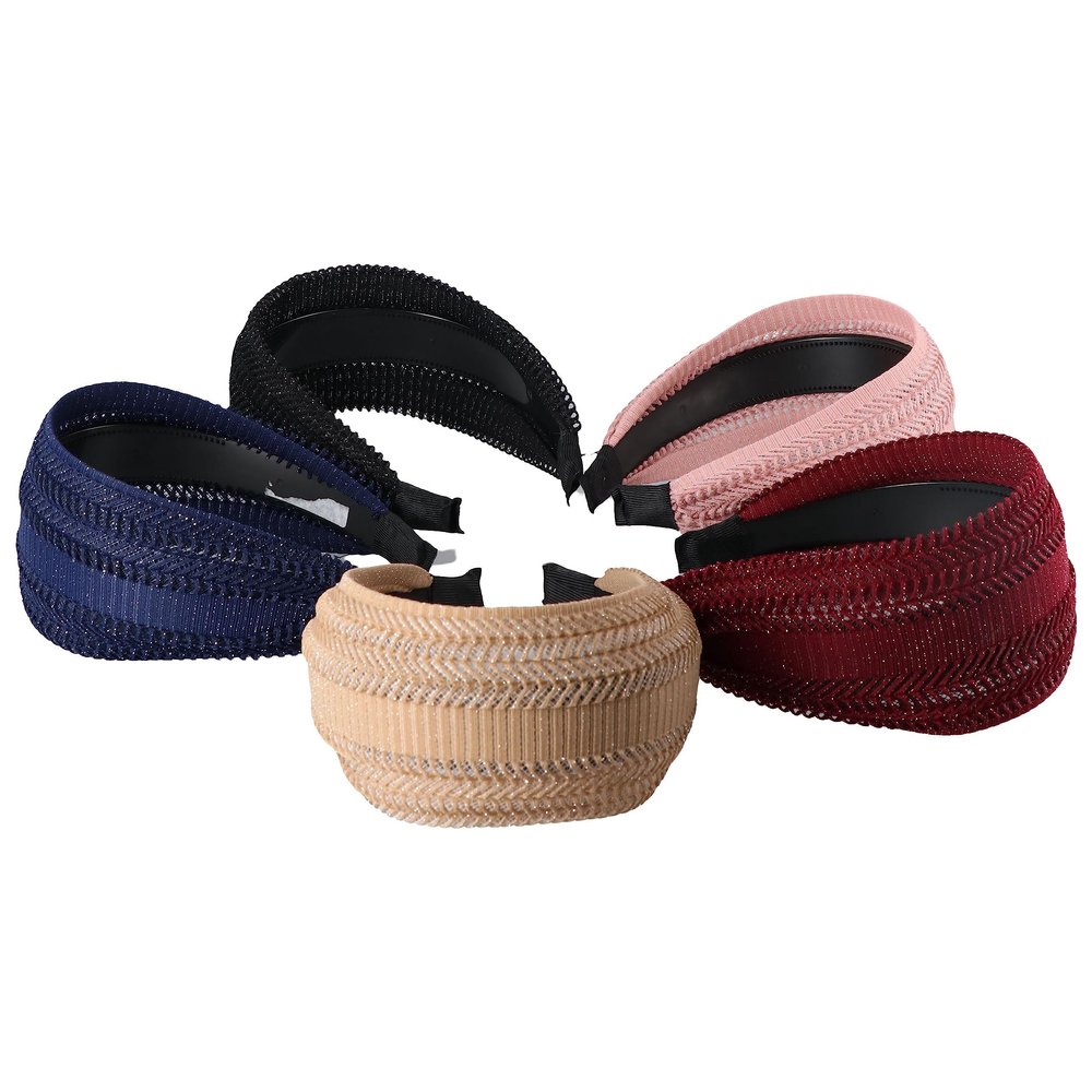 Leadigol Wide Hard Headband for Women with Hollow Design