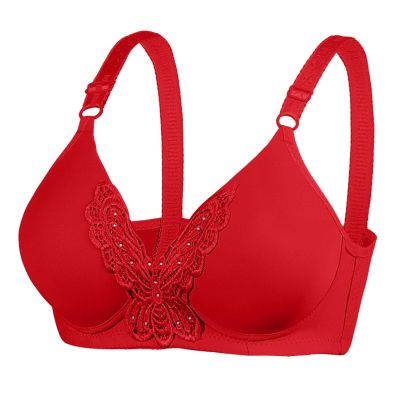 boseucn Women's Bra, Sexy Seamless Posture-Correcting Bra with Strong Support, Push-Up Bralette