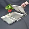 Stainless Steel Dog Toilet Training Tray with Pull-Out Drawer view 3