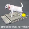 Stainless Steel Dog Toilet Training Tray with Pull-Out Drawer view 4