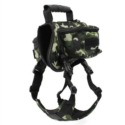 Camouflage Pet Backpack for Cats and Dogs, Green, X-Large