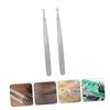 FRCOLOR 4-Piece Stainless Steel Precision Tweezers view 2
