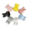 PILYON Cabinet Handles for Kitchen Cabinets, 8-Pack Rabbit Ceramic Knobs, Gray view 2