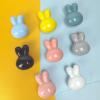 PILYON Cabinet Handles for Kitchen Cabinets, 8-Pack Rabbit Ceramic Knobs, Gray view 4