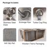 TRGCJGH Stainless Steel Dog Bathtub with Faucet, 135 cm/53.1 in view 2