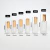 BPZXL 12-Pack 20 mL Refillable Glass Perfume Atomizers with Gold Caps view 2