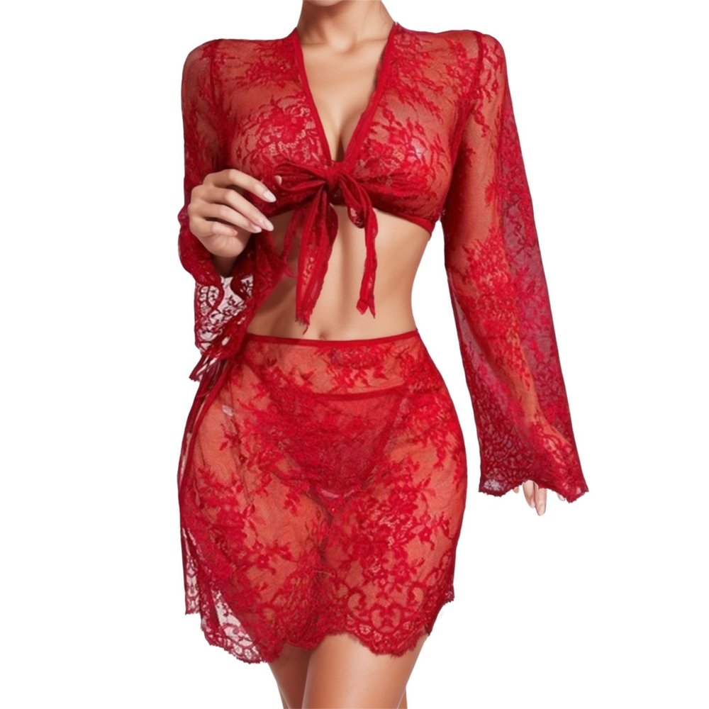 MNSWR Open Lingerie Bodysuit for Women