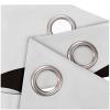 3D Black and White Whale Blackout Curtains with Eyelets, 2-Piece Set, 100 x 160 cm Each view 2