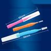 lmoikesz 40-Piece Interdental Brushes, Push-Pull Plastic Toothbrushes, Yellow, 0.4 mm view 2