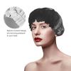 Red Bus Printed Shower Cap, Reusable Waterproof Hair Cap for Women, All Hair Lengths view 4