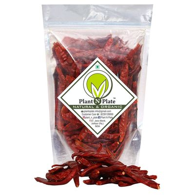 QURA MATHANIA Mirchi Red Chili (Lal Mirch Sabut), 200 g