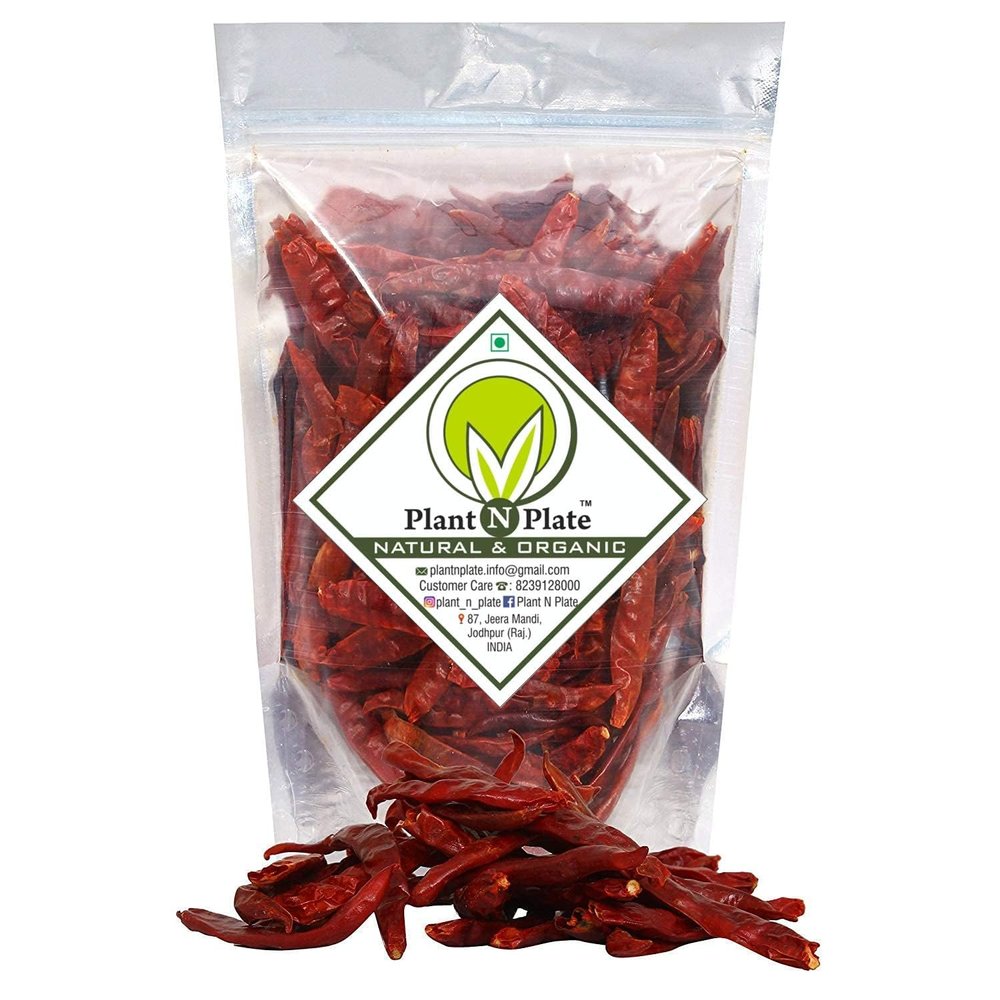 QURA MATHANIA Mirchi Red Chili (Lal Mirch Sabut), 200 g