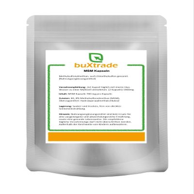 MSM Capsules | Methylsulfonylmethane | Dietary Supplement | 700 mg per Capsule | 2 kg