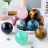 DECORN 2-Inch (50 mm) Opal Healing Crystal Ball with Wooden Stand view 4