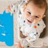 Relaxdays Kids' Placemats, Set of 2, Cloud Design, Non-Slip, Washable, 47.5 x 26.5 cm, Color Choice view 3