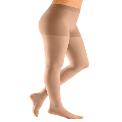 medi mediven Plus Compression Thigh-High Stockings | Durable | Clima-Comfort | Size I | Compression Class 3 | Closed Toe | Short | Without Adhesive Band