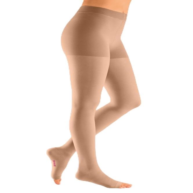 medi mediven Plus Compression Thigh-High Stockings | Durable | Clima-Comfort | Size I | Compression Class 3 | Closed Toe | Short | Without Adhesive Band