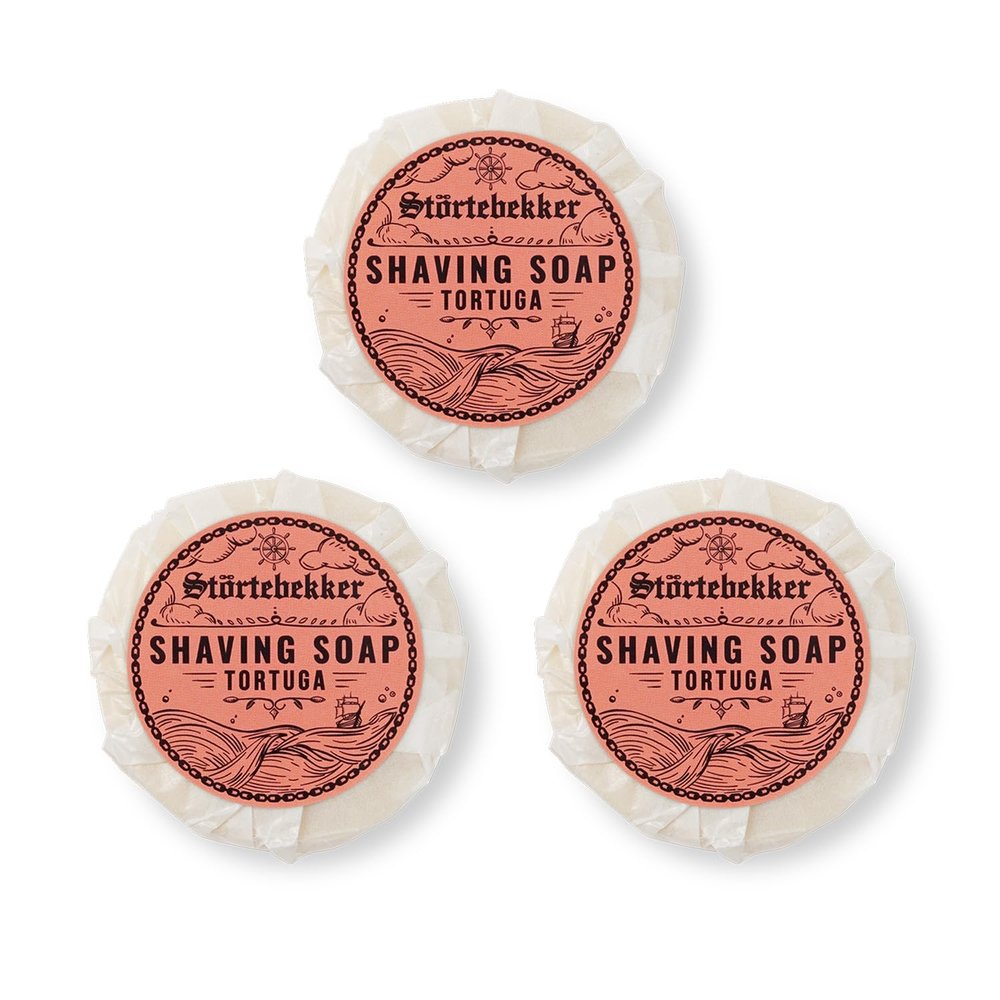 Störtebekker Premium Tortuga Shaving Soap 70 g x 3