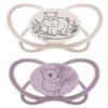 nip Butterfly Pacifier, 5–18 Months, 2-Pack, Silicone Symmetrical Nipple view 1
