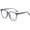 LTSRLL Stylish Square Reading Glasses, Lightweight Blue-Light-Blocking Computer Readers, Anti-Glare Comfort Glasses (Color: C1, Strength: +0.00) view 1