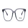 LTSRLL Stylish Square Reading Glasses, Lightweight Blue-Light-Blocking Computer Readers, Anti-Glare Comfort Glasses (Color: C1, Strength: +0.00) view 2