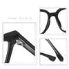 LTSRLL Stylish Square Reading Glasses, Lightweight Blue-Light-Blocking Computer Readers, Anti-Glare Comfort Glasses (Color: C1, Strength: +0.00) view 4
