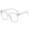 LTSRLL bergroe Reading Glasses, Sturdy Blue-Light-Blocking Computer Reading Glasses, Presbyopia Glasses for Eye Strain (Color: Transparent, Strength: +1.50) view 1