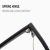 LTSRLL Durable Metal Half-Rim Computer Reading Glasses with Blue-Light Blocking, Gold, +1.50 view 4