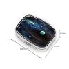 Space Planet Printed Metal Mini Pill Box with 3 Compartments view 3