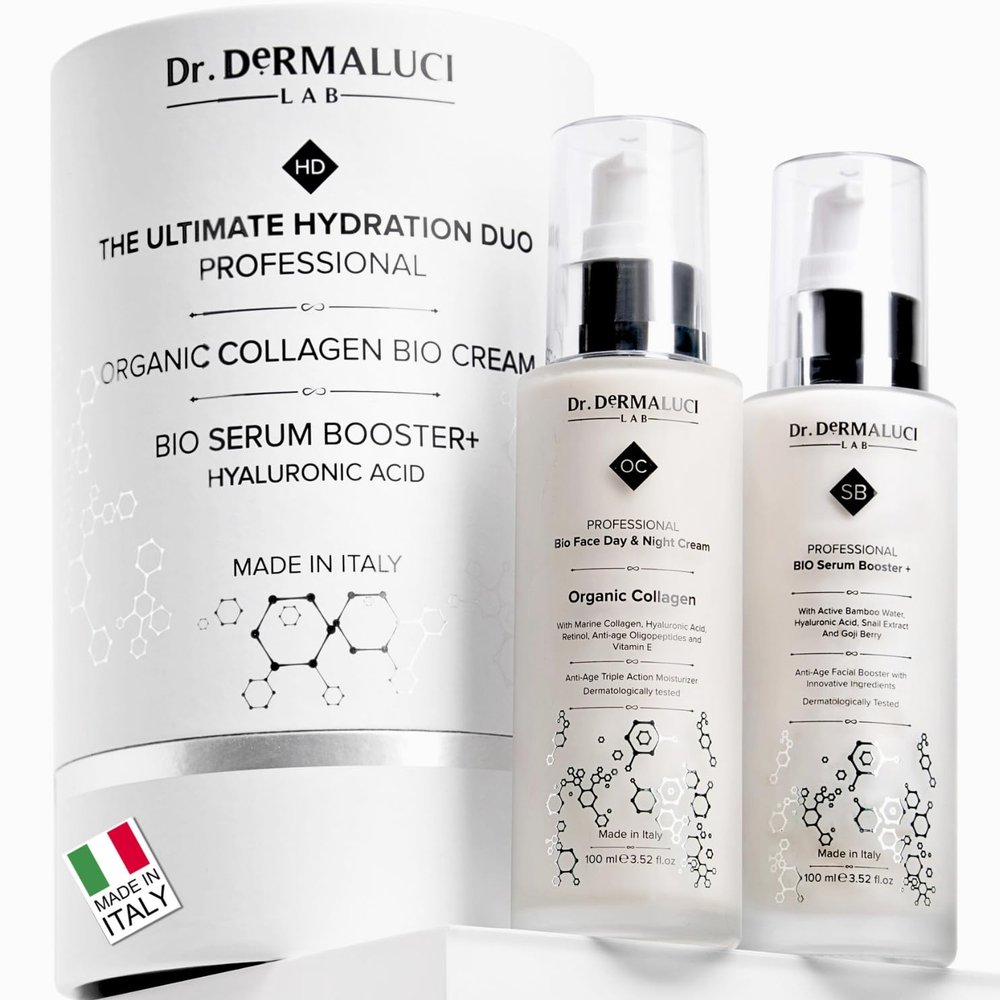 Dr. Dermaluci Lab DUO Gift Set Snail Serum + Organic Collagen Cream