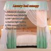 CENAP Bed Canopy, Luxury Bed Curtains for Family Hotel Bedrooms, Bedspread for 1.2 m/1.5 m/1.8 m/2 m Single or Double Beds, All Seasons (Color: Style 2, G view 2