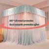 CENAP Bed Canopy, Luxury Bed Curtains for Family Hotel Bedrooms, Bedspread for 1.2 m/1.5 m/1.8 m/2 m Single or Double Beds, All Seasons (Color: Style 2, G view 3