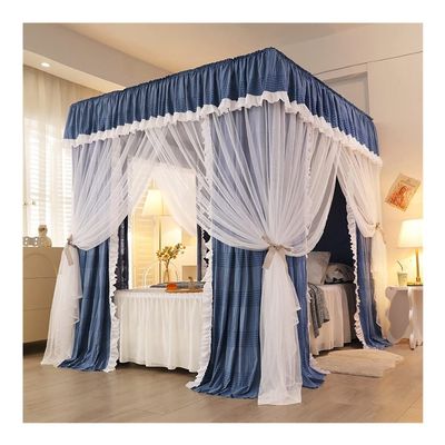 CENAP Mosquito Net Bed Canopy for 1.8 m Wide Beds, Dustproof and Blackout, for Boys' and Girls' Rooms
