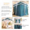 CENAP Four Seasons Double-Layer Bed Canopy, Decorative Curtains for Adult and Girls' Bedrooms, for 1.5 m, 1.8 m and 2 m Wide Beds view 2