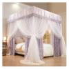 CENAP Purple Bed Canopy, Luxurious Double-Layer Removable Bed Curtain for Double Beds, Style 2 view 1