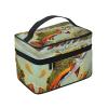 Brook Trout Fishing Print Makeup Bag, Large Capacity Travel Organizer view 2