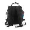 Aerial Ocean Printed Diaper Backpack, Large Capacity, Black, One Size view 3