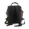 Grape-Printed Wine Glasses Diaper Backpack, Black, One Size view 3