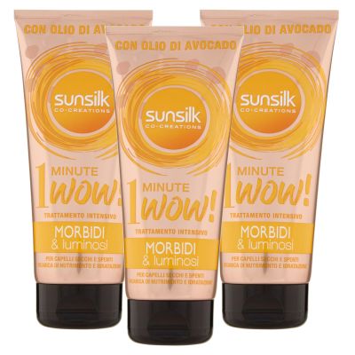 Sunsilk Intensive Treatment 1 Minute Wow Hair Mask for Dry, Dull Hair, 3 x 180 ml