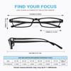 LUFF 4-Pack Blue-Light Reading Glasses, 1.0x view 4