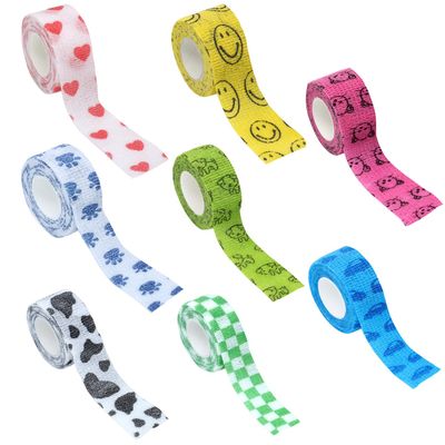 8 Rolls Self-Adhering Elastic Bandages for Pets, Wrists and Ankles