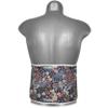 XXL Grape Seed Heat Belt with Hook-and-Loop Fastener, 135 cm, 7-Chamber, Organic Fabric “Underwater” view 1
