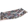 XXL Grape Seed Heat Belt with Hook-and-Loop Fastener, 135 cm, 7-Chamber, Organic Fabric “Underwater” view 4