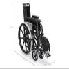 Lightweight Folding Self-Propelled Wheelchair with Adjustable Footrests, 15 kg | WELLCORE view 4
