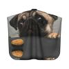 Cute Pug Printed Haircut Cape, Waterproof Unisex Salon Barber Cape, White, One Size view 2
