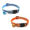 Newtensina Reflective Cat Collars with Bells, Orange/Blue, 2-Pack view 1