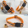 Newtensina Reflective Cat Collars with Bells, Orange/Blue, 2-Pack view 2