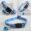 Newtensina Reflective Cat Collars with Bells, Orange/Blue, 2-Pack view 3