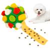 CLABESICS Interactive Snuffle Ball for Small and Medium Dogs, Yellow/Green view 1