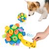 CLABESICS Interactive Snuffle Ball for Small and Medium Dogs, Yellow/Green view 4